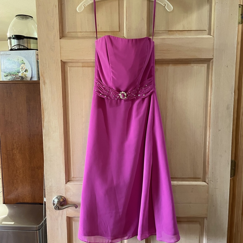 Raylia designs formal strapless dress